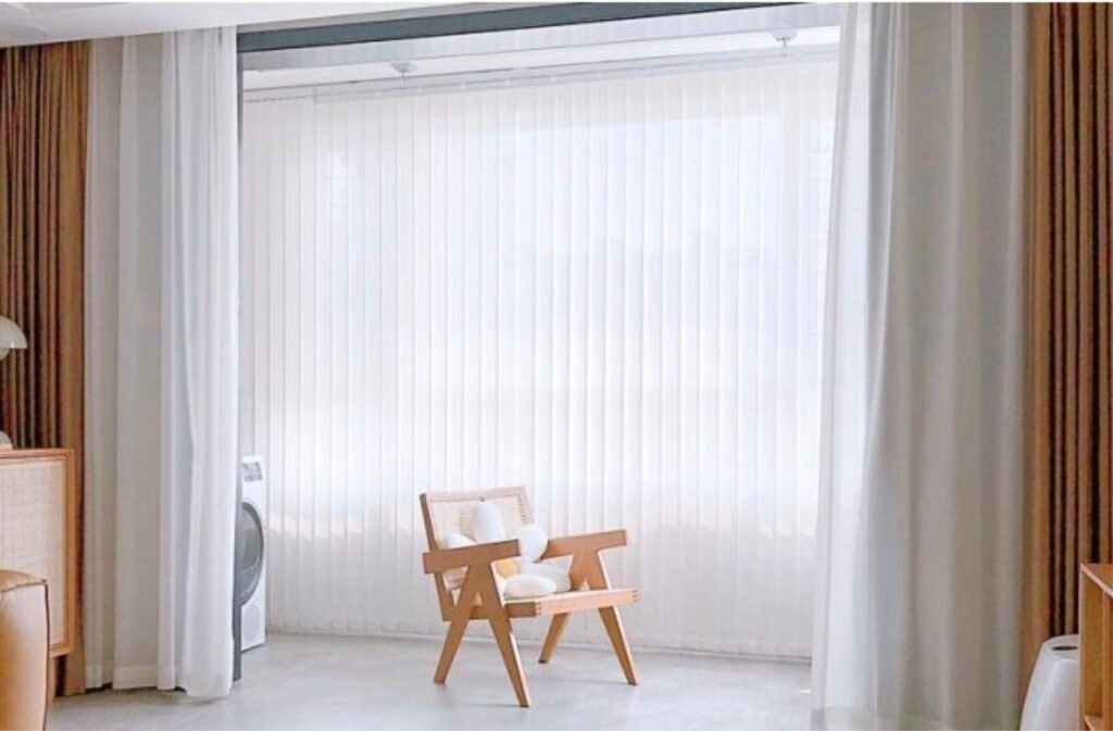 sunscreen vertical blinds Auckland bedroom